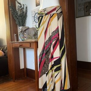Vintage Robert Louis size M, vintage funky cheetah and colour print design